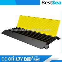 Various size rubber cable protector floor